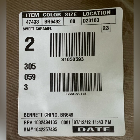 NWT khaki pants jcrew - Picture 2 of 2